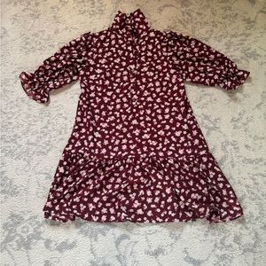Kate Spade Floral Button Front Shirt Dress